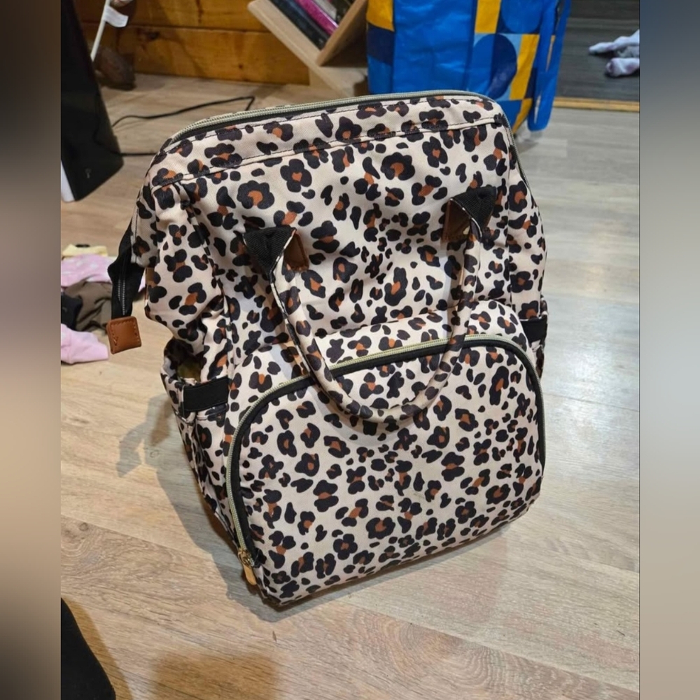 Cheetah Print Diaper Bag